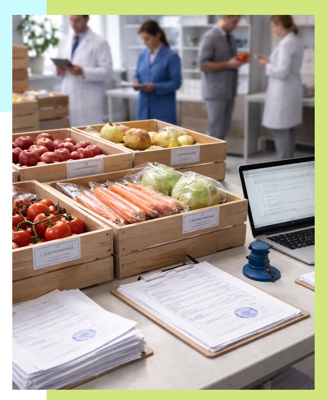 Сертификация овощей и фруктов в Орле от 8605 р. | Алешин-Орл