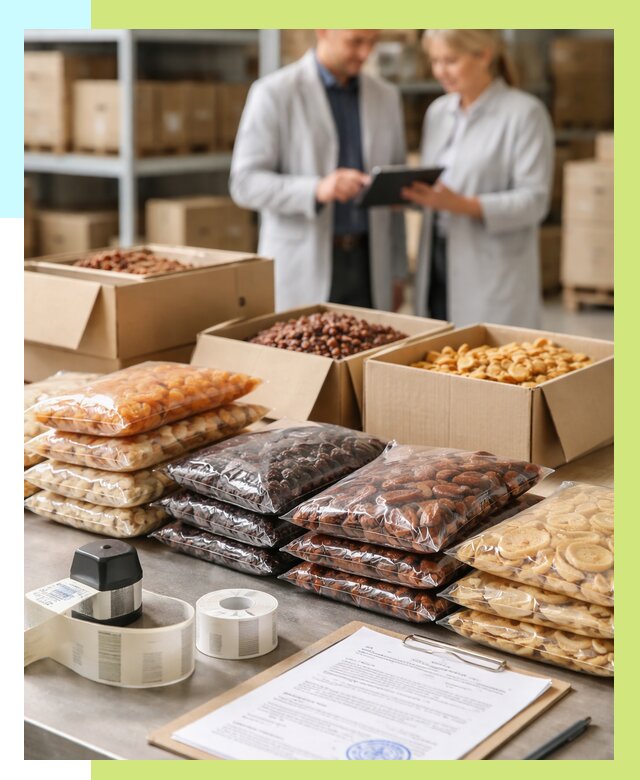 Сертификация сухофруктов в Орле от 12149 р. | Алешин-Орл под ключ