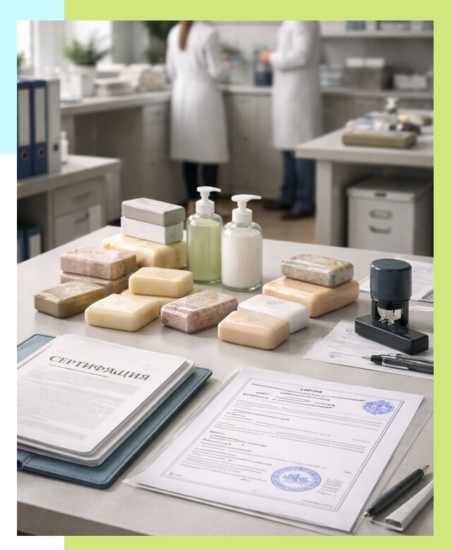 Сертификация мыла и сертификат на мыло в Орле от 12149 | Алешин-Орл