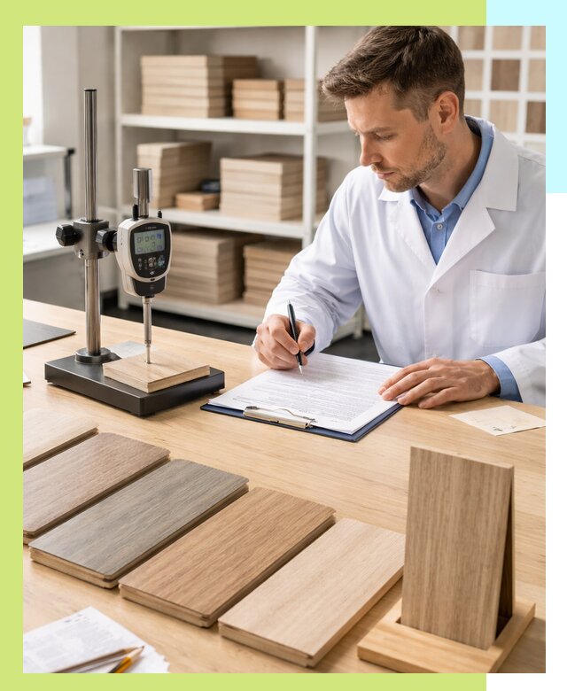 Сертификация ламината с испытаниями и оформлением документов в Орле