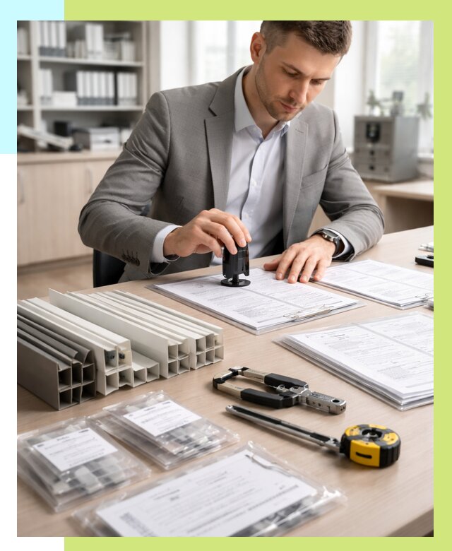 Сертификация ПВХ продукции в Орле от 8605 р., Алешин-Орл