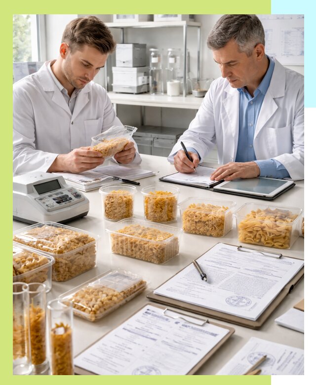 Сертификация макаронных изделий и технологической документации в Орле