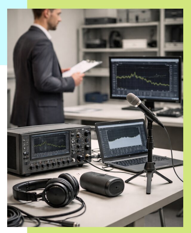 Сертификация аудиотехники в Орле от 15186 р., Алешин-Орл