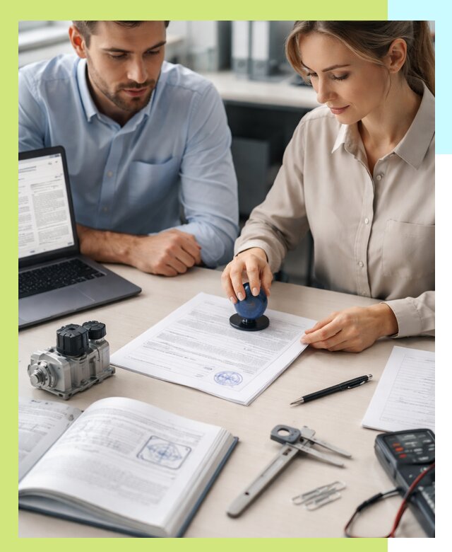 Выдача паспорта изделия и техническая экспертиза продукции в Орле