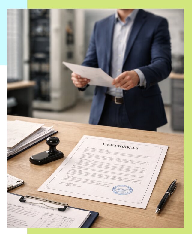 Сертификат на оборудование в Орле от 15186 р. | Алешин-Орл