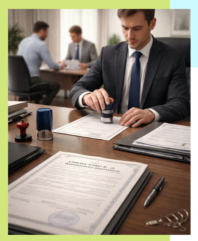 Оформление свидетельства о государственной регистрации в Орле