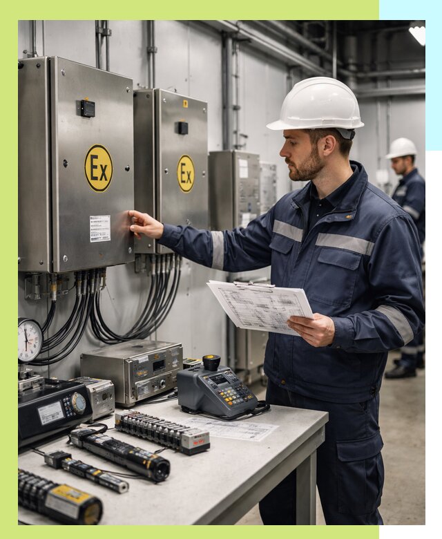 Сертификат взрывозащиты промышленного оборудования в Орле