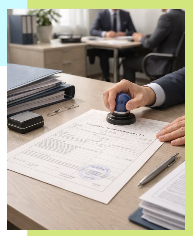 Сертификат происхождения СТ 1 в Орле от 4556 р. | Алешин-Орл