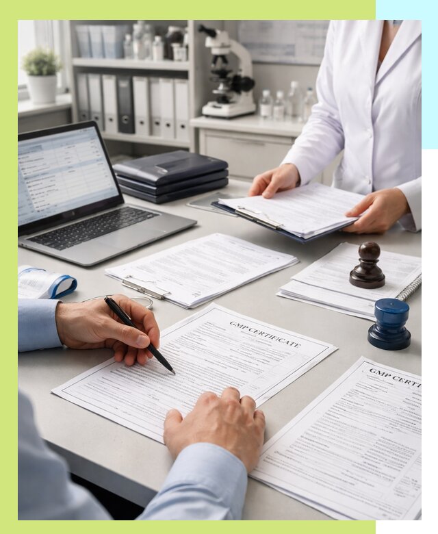 Оформление сертификата GMP в Орле для фармпроизводства