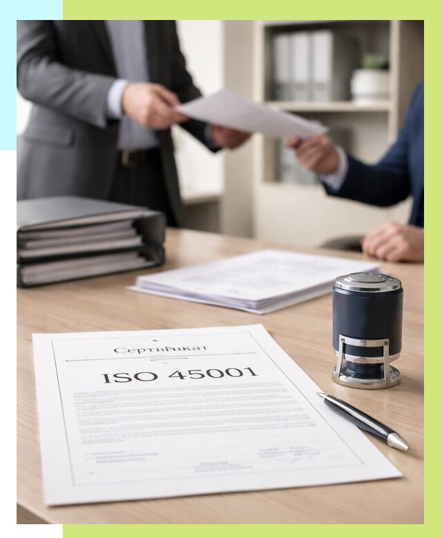 Сертификат ISO 45001 в Орле под ключ от 45558 р. | Алешин-Орл