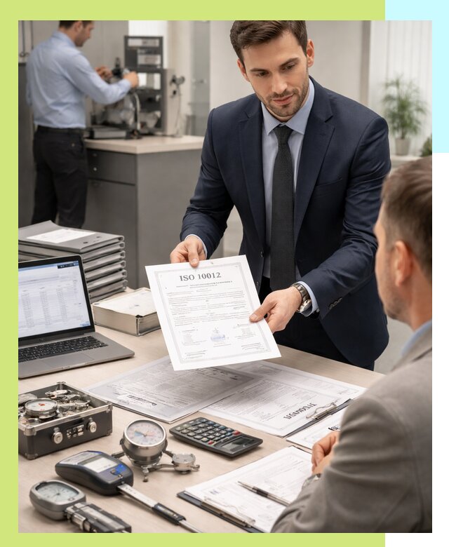 Выдача сертификата ISO 10012 по требованиям метрологии в Орле